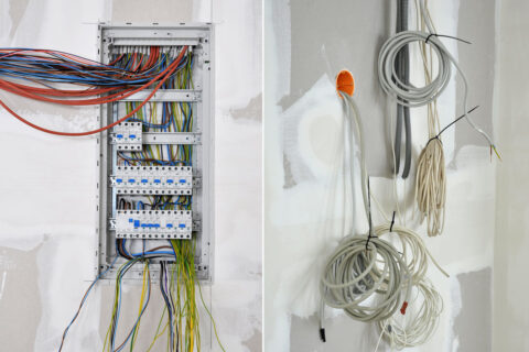 Haustechnik Stromverteiler Sicherungskasten Installation Elektrik Elektrotechnik Ottow Elektro Thomas Kiel